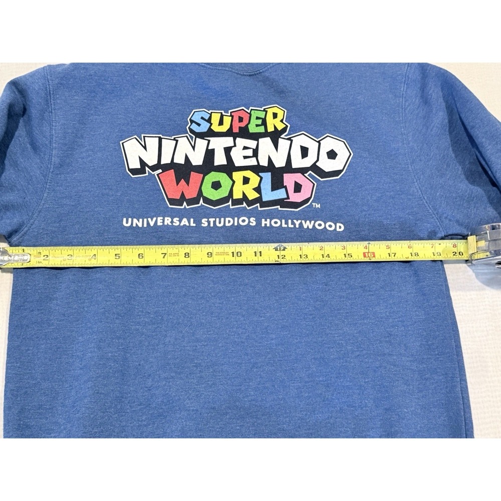Universal Studios Super Nintendo World Sweatshirt Adult Small S Hollywood - Picture 4 of 7